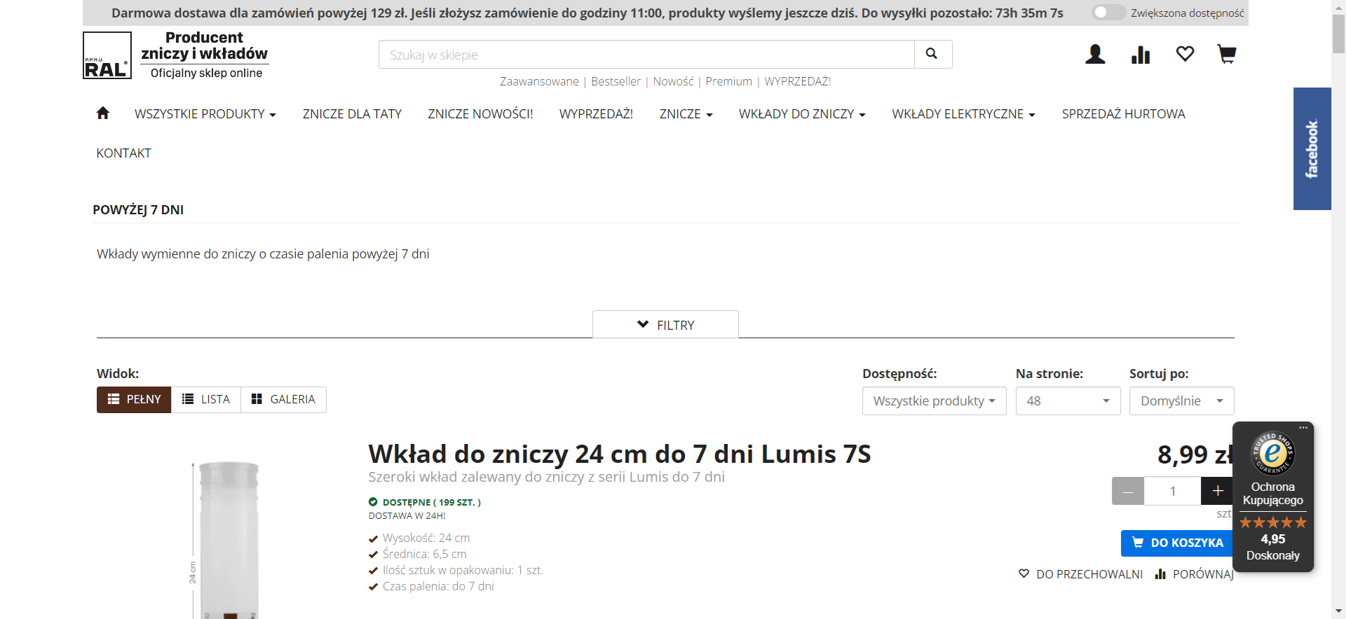Wkłady do zniczy 7 dni - olejowe czy parafinowe? Porównanie czasu palenia, kosztów i zastosowania